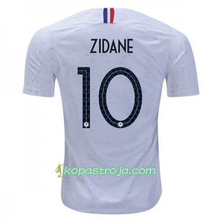 Billiga Fotbollströjor Frankrike Zidane 10 VM 2018 Borta tröja